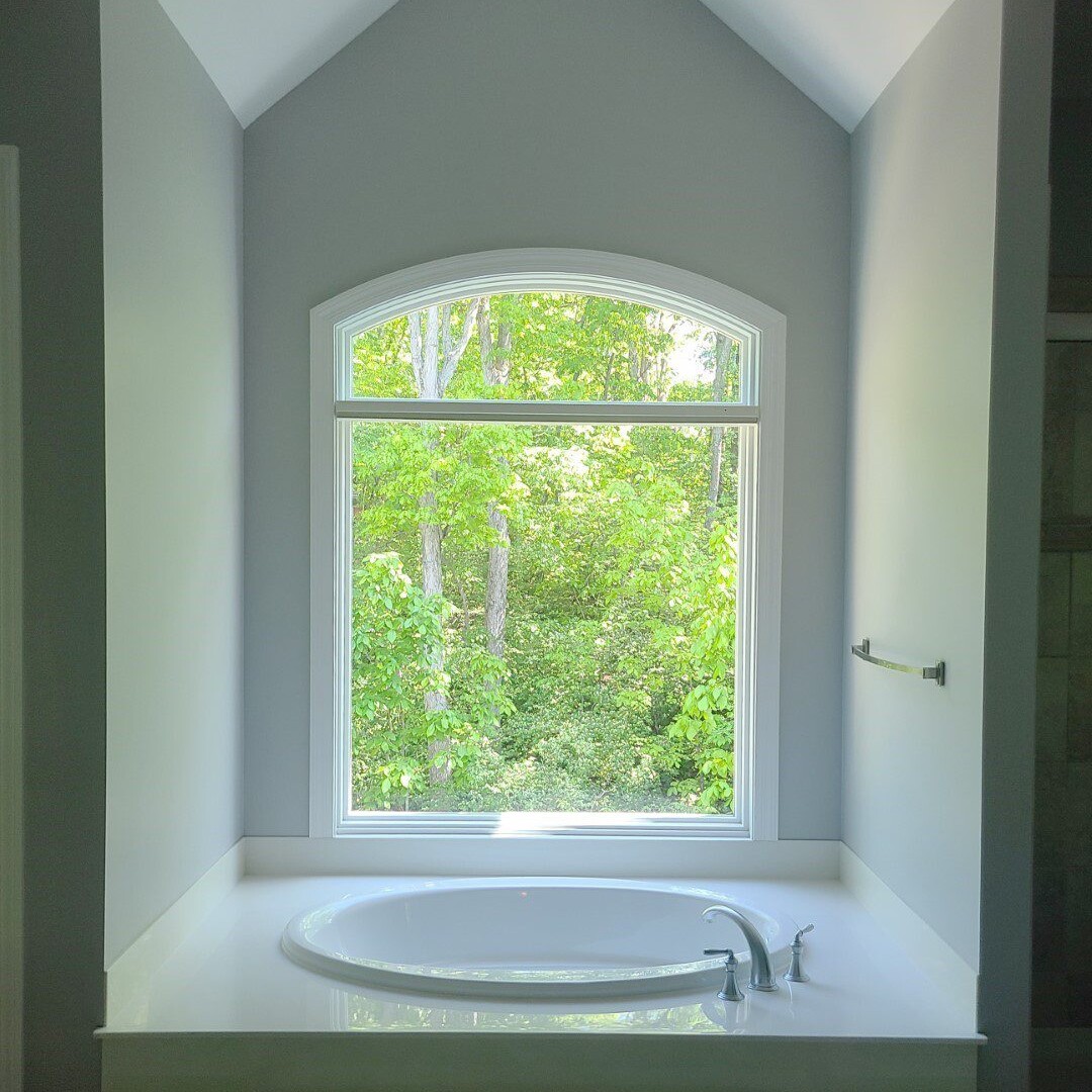 Luxury Residential Interior Bathroom with Tub Painting Example in St Louis