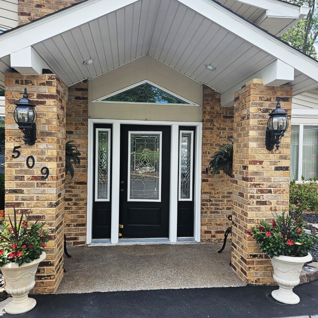 Residential Exterior Front Door Painting in St Louis