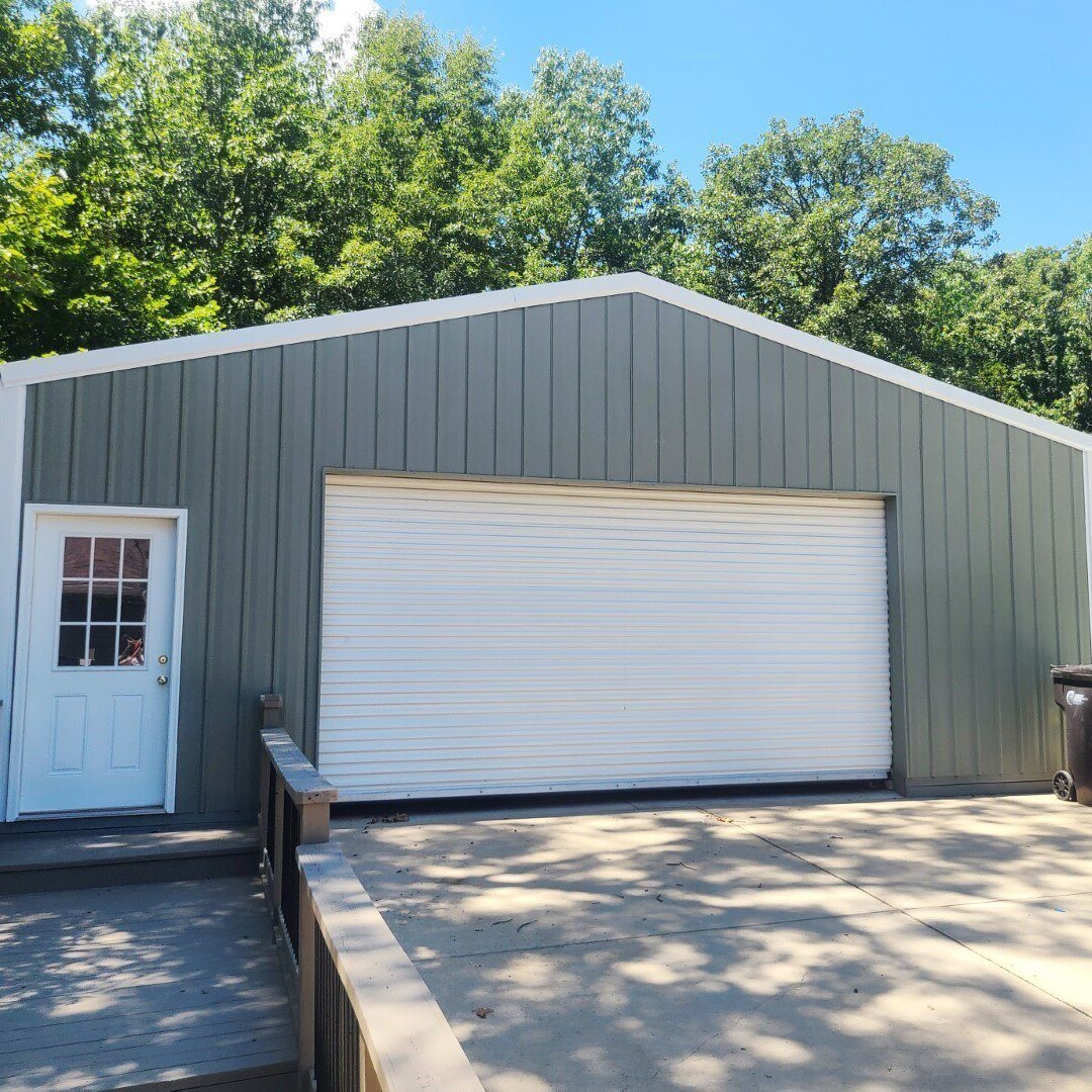 Residential Exterior Garage Painting in St Louis